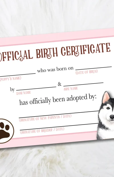 Certificado de mascota